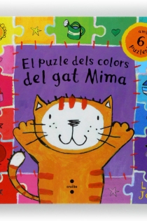 Portada del libro: El puzle dels colors del gat Mima