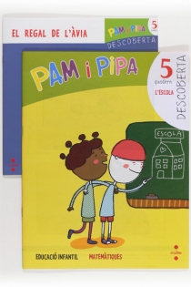 Portada del libro Descoberta 5. L'escola. Pam i pipa - ISBN: 9788466131353