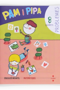 Portada del libro: Problemes 8. Pam i Pipa