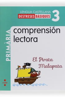 Portada del libro Comprensión lectora: El Pirata Malapata. 3 Primària