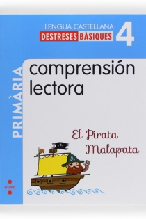 Portada del libro Comprensión lectora: El Pirata Malapata. 4 Primària