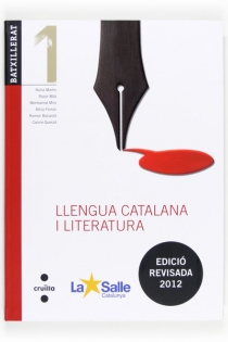 Portada del libro Llengua catalana i literatura. 1 Batxillerat. Edició revisada 2012. La Salle