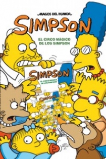 Portada del libro: El circo mágico de los Simpson