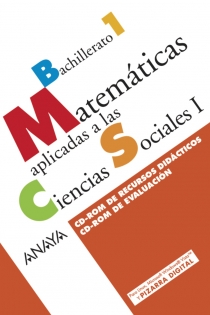 Portada del libro Matemáticas aplicadas a las Ciencias Sociales I. CD-ROM de Recursos didácticos. CD-ROM de Evaluación. - ISBN: 9788466772952