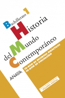 Portada del libro: Historia del Mundo Contemporáneo. CD-ROM de Recursos didácticos. CD-ROM de Evaluación.
