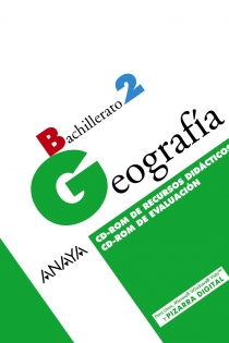 Portada del libro: Geografía. CD-ROM de Recursos didácticos. CD-ROM de Evaluación.