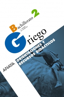 Portada del libro Griego 2. Orientaciones y recursos didácticos.