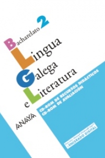 Portada del libro Lingua Galega e Literatura 2. CD-ROM de Recursos didácticos. CD-ROM de Avaliación.