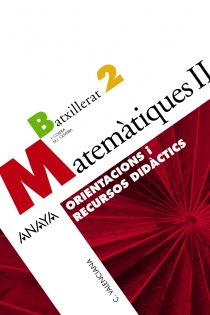 Portada del libro: Matemàtiques II. Orientacions i recursos didàctics.