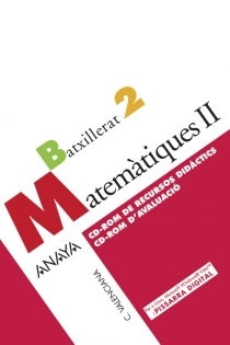 Portada del libro: Matemàtiques II. CD-ROM de Recursos didàctics. CD-ROM d ' Avaluació.