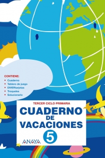 Portada del libro Cuaderno de Vacaciones 5. - ISBN: 9788466788335