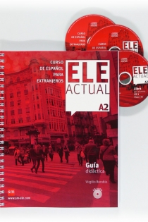 Portada del libro ELE ACTUAL A2. Guía didáctica - ISBN: 9788467547498