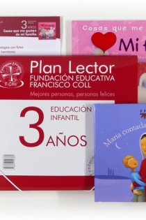 Portada del libro: Plan lector Fundación Educativa Francisco Coll: Mejores personas, personas felices. 3 años