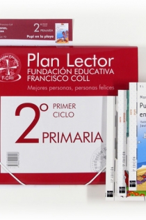 Portada del libro: Plan lector Fundación Educativa Francisco Coll: Mejores personas, personas felices. 2 Primaria