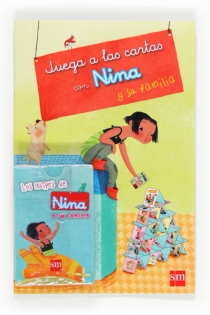 Portada del libro: Juega a las cartas con Nina y su familia