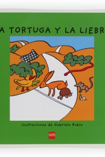 Portada del libro: La tortuga y la liebre