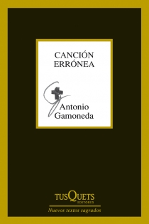 Portada del libro Canción errónea - ISBN: 9788483834374
