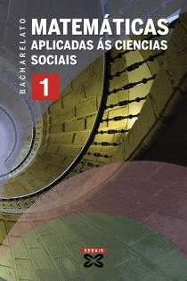 Portada del libro: Matemáticas aplicadas ás ciencias sociais 1º BAC (2008)