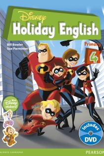 Portada del libro: Disney Holiday English Primary 4