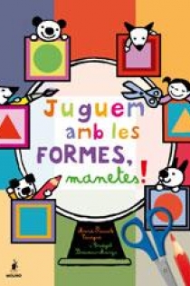 Portada del libro: Juguem amb les formes, manetes!