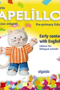 Portada del libro Papelillos Pre-Primary Education. Early contact with English. Age 3. Edition for bilingual schools