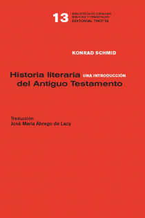 Portada del libro: Historia literaria del Antiguo Testamento . Una introducción