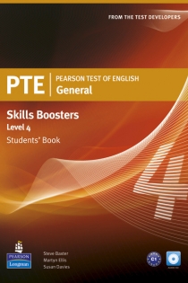 Portada del libro: Pearson Test of English General Skills Booster 4 Students' Book and CDPack