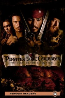 Portada del libro: Penguin Readers 2: Pirates of the Caribbean: The Curse of the Black Pearl Book & MP3 Pack