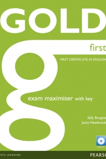 Portada del libro Gold First Maximiser with Key and Audio CD Pack - ISBN: 9781408297902