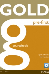 Portada del libro: Gold Pre-First Coursebook and CD-ROM Pack
