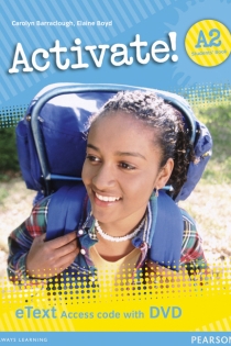 Portada del libro: Activate! A2 Students' Book eText Access Card with DVD