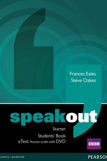 Portada del libro: Speakout Starter Students' Book eText Access Card with DVD