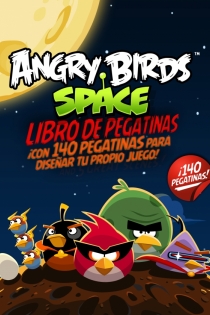 Portada del libro: Angry Birds Space. Libro de pegatinas
