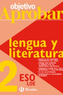 Portada del libro: Objetivo aprobar LOE: Lengua y Literatura 2 ESO
