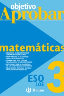 Portada del libro Objetivo aprobar LOE: Matemáticas 3 ESO - ISBN: 9788421660102