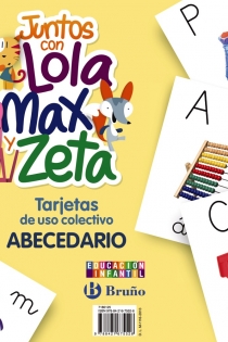 Portada del libro Juntos con Lola, Max y Zeta Tarjetas del abecedario