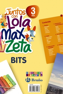 Portada del libro Juntos con Lola, Max y Zeta 3 años Bits - ISBN: 9788421675533
