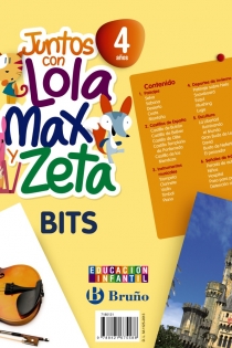 Portada del libro: Juntos con Lola, Max y Zeta 4 años Bits