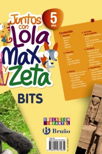 Portada del libro Juntos con Lola, Max y Zeta 5 años Bits
