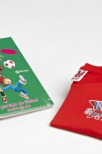 Portada del libro: Camiseta + Kika Superbruja y Dani. El partido de fútbol embrujado