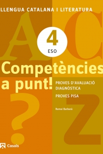 Portada del libro Competències a punt! Llengua catalana i literatura 4 ESO