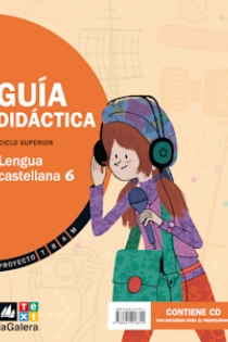 Portada del libro: TRAM Guia didàctica Lengua castellana 6