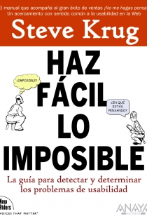 Portada del libro Haz fácil lo imposible - ISBN: 9788441527546