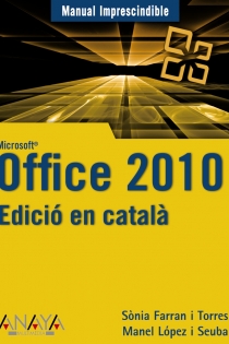 Portada del libro: Edició en català. Office 2010