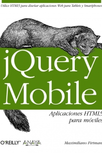 Portada del libro: jQuery Mobile. Aplicaciones HTML5 para móviles