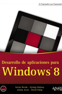 Portada del libro: Desarrollo de aplicaciones para Windows 8