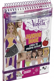 Portada del libro Violetta. Fashion Book. ¡Crea tu propio estilo!