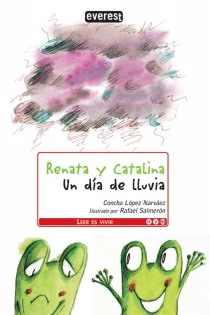 Portada del libro: Renata y Catalina. Un día de lluvia