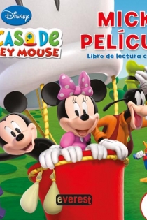 Portada del libro La casa de Mickey mouse. Mickey películas. Libro de Lectura con proyector