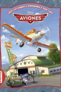 Portada del libro: Aviones. Libro con juegos y actividades a todo color